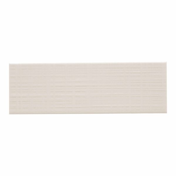 Msi Urbano Crema 3D Mix SAMPLE Glossy Glazed Ceramic White Textured Subway Tile ZOR-PT-0522-SAM